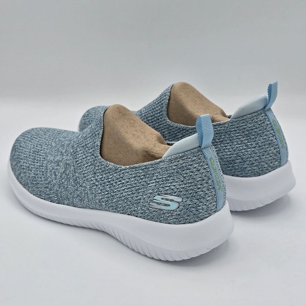 Skechers Ultra Flex Harmonious Slip On Shoes Light Blue Women’s Size 6.5 - Picture 5 of 7